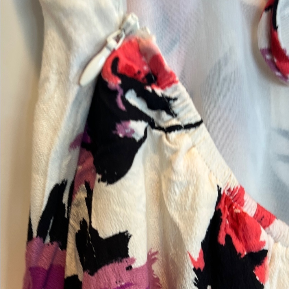 Multicolor Floral Strapless Dress Size S - Picture 7 of 10